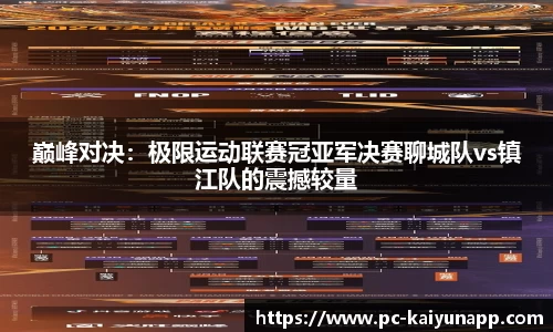 巅峰对决：极限运动联赛冠亚军决赛聊城队vs镇江队的震撼较量